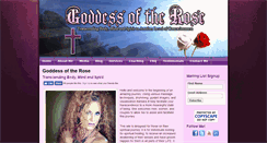 Desktop Screenshot of goddessoftherose.com